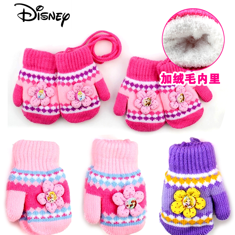 Gants pour fille DISNEY en de laine - Ref 2151219 Image 1