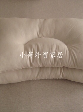外贸日式超柔单人成人枕头高弹护椎枕43*63枕芯保健 儿童矮低
