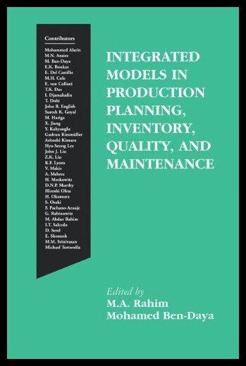 【预售】Integrated Models in Production Planning, Invento