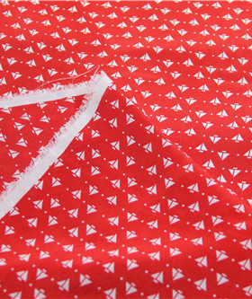 【君君SILK】桑蚕丝 真丝布料 01真丝双绉布料 红色 140CM