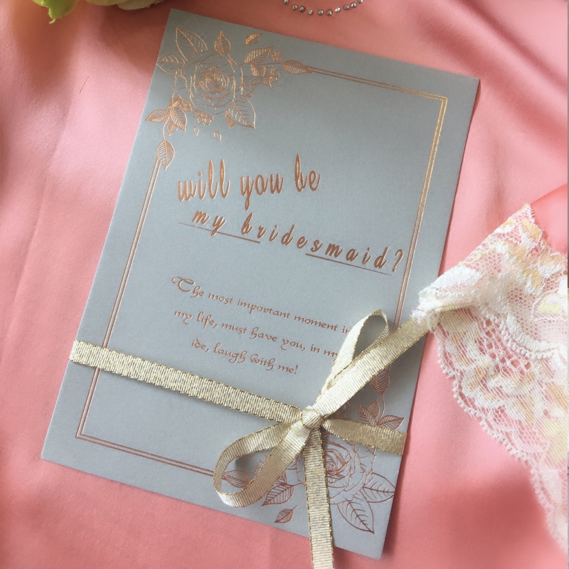 Invitation Card 邀请卡 Will you be my groomsman / bridesmaid在类目 节庆用品/礼品, 贺卡/卡片中 - 来自Buy2taobao.com提供专业的淘宝代购服务