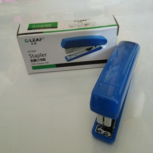 吉丽 订书机 小号订书机 G1530带起订器书订器 定书机 学生用品