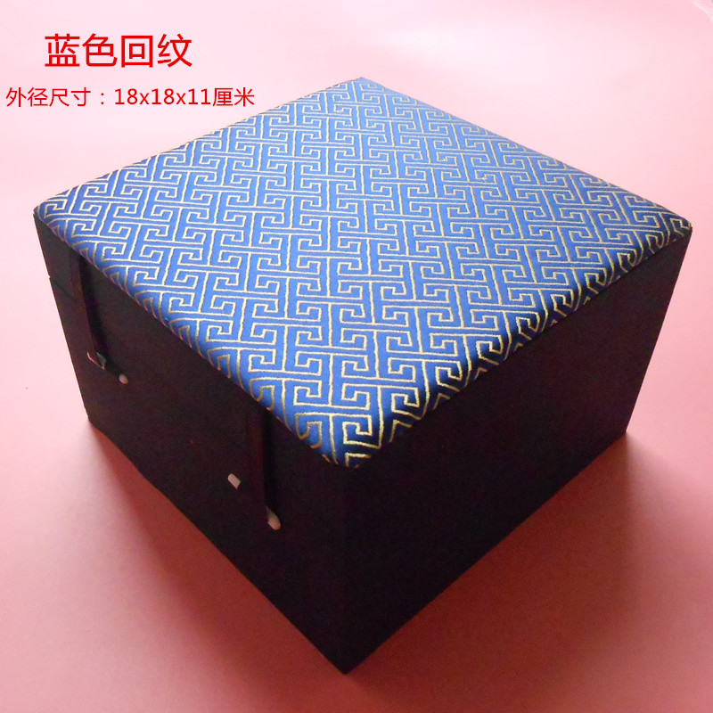 碗盒 批发 高档锦盒 古董瓷器银碗摆件工艺礼品包装盒 锦盒
