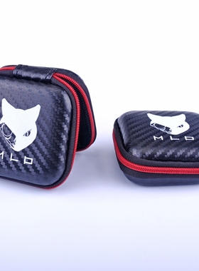 喵家 指尖陀螺mld 收纳包 拉链防震內垫黑色包 陀螺包工具包