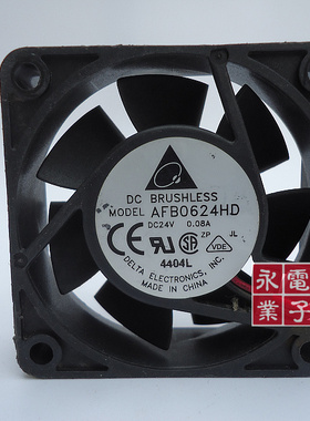 正品台达6CM变频散热风扇6020 24V 0.08A AFB0624HD 质量保证AA