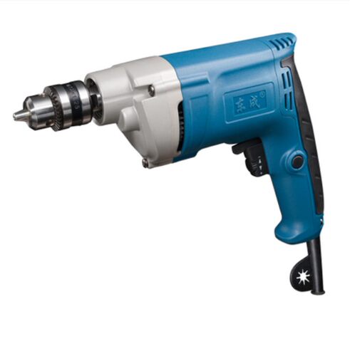 东成电动工具 J1Z-FF07-10手持式铝合金减速箱电钻 包胶手柄