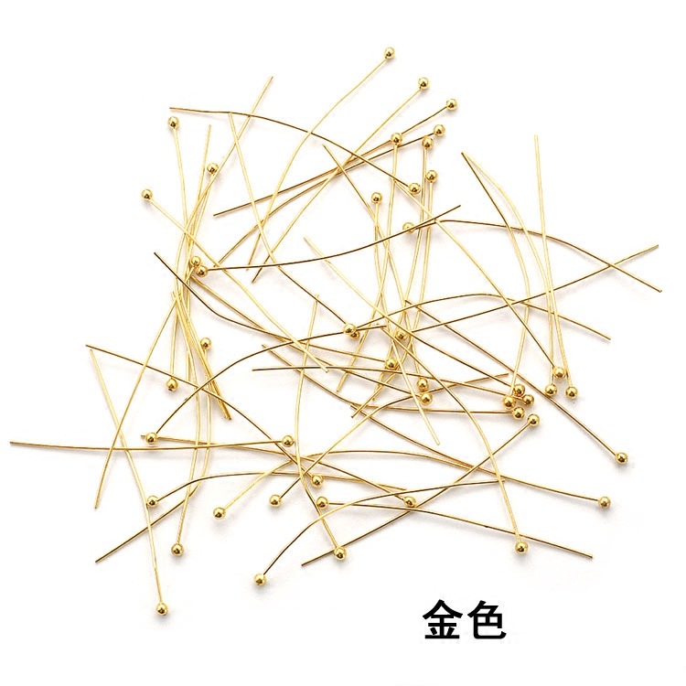 핀 볼 바늘 둥근 바늘 팔찌 귀걸이 펜던트 모자 수제 구슬 장식 DIY 쥬얼리 재료 및 액세서리