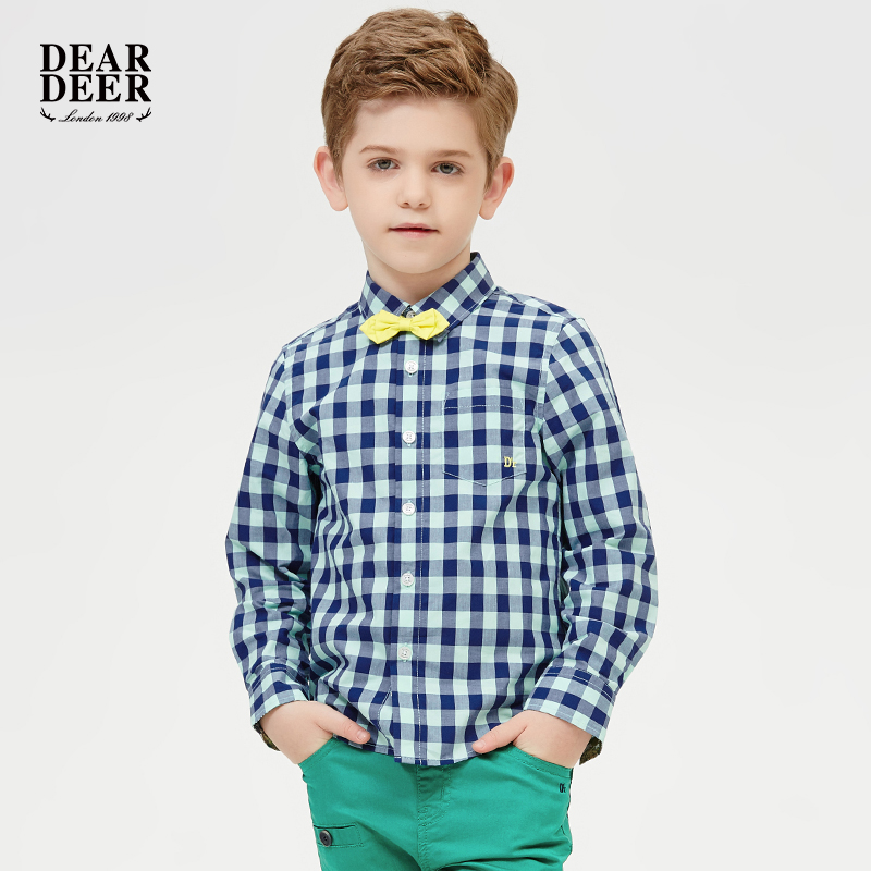Chemise garcon DEAR DEER à manche longue - Ref 2076528 Image 1