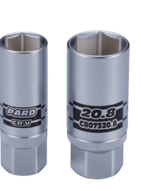 PARD进口 3/8火花塞套筒 公制汽修套筒头 工具14 16 18 20.4mm