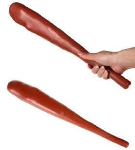 万圣节道具 印第安武器棒球棒野人棒印第安人手棒土著人野人棒子