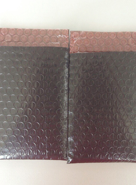 防静电气泡袋黑色PE膜复红色气泡 复合袋210*300+45MM可订做 现货