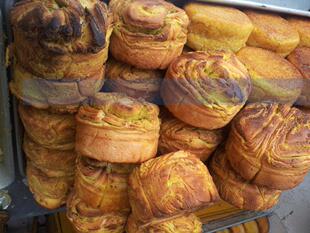 临夏锅盔清真裙锅 临夏特产传统锅盔4个包邮现做真空包装