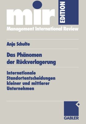 【预售】Das Phanomen Der Ruckverlagerung: Internationa...