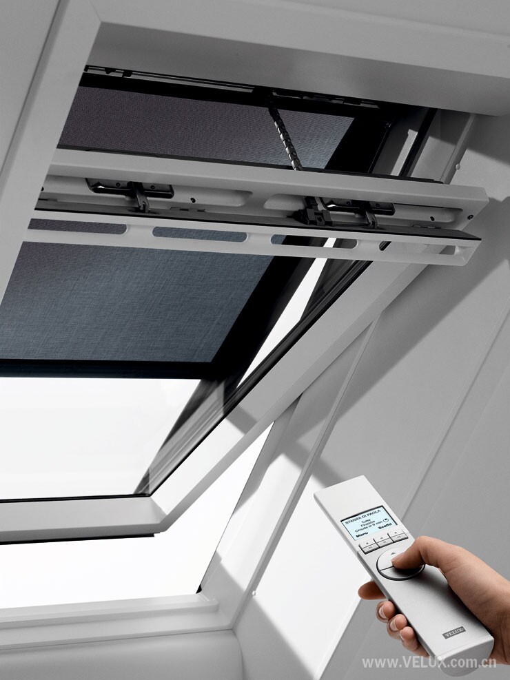 高档时尚 威卢克斯velux 室外遮篷式遮阳帘 电动 天窗窗帘