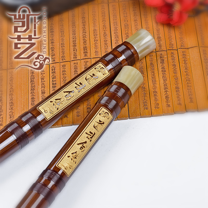 笛子厂家直销  双插白铜精制竹笛（甲型）苦竹横笛龙树平精制乐器