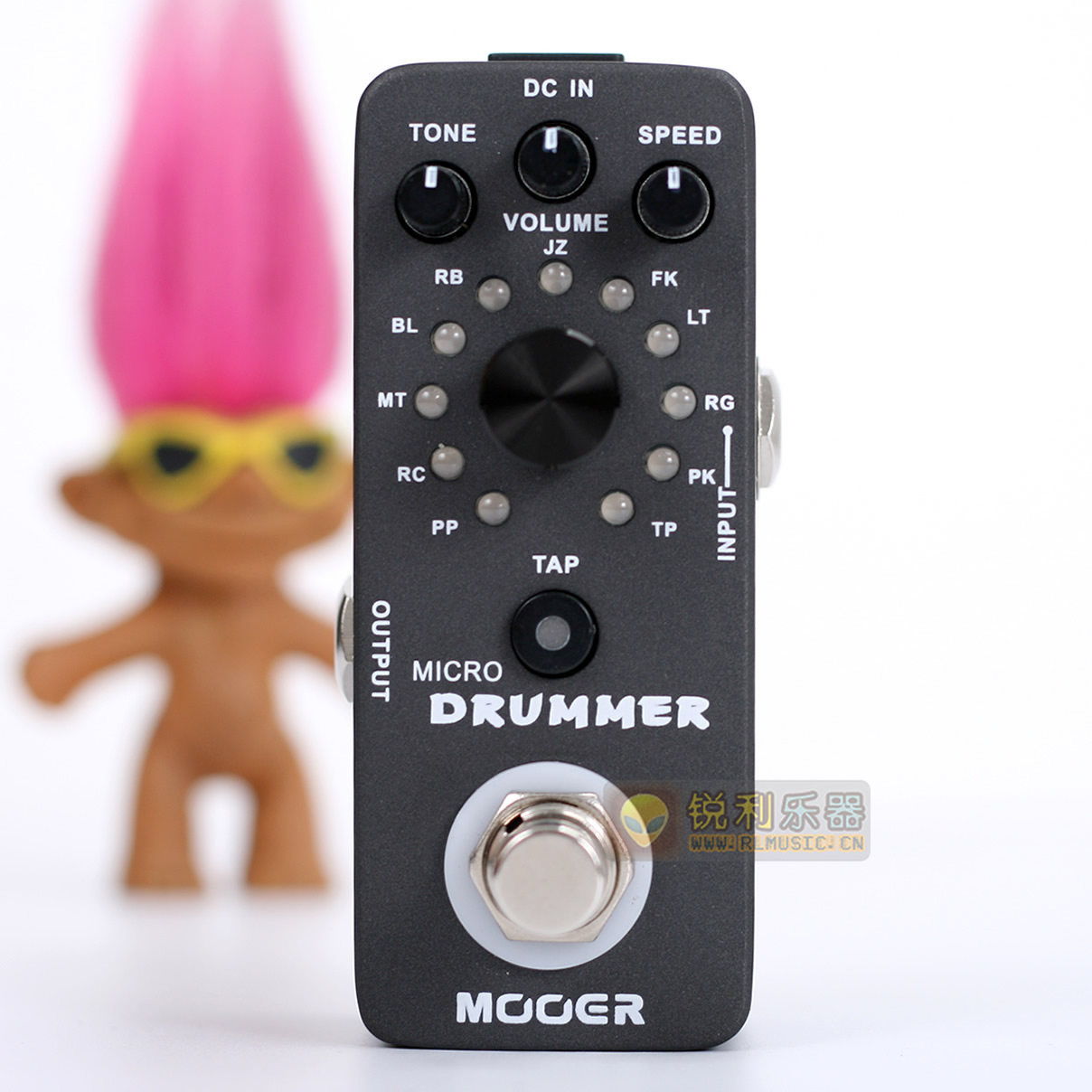 Mooer Micro Drummer 魔耳 落地式鼓机 节奏伴奏效果器