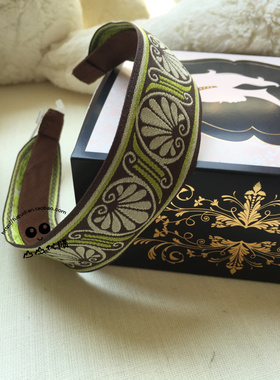 现货 美国手工制L. Erickson L1017XX  新款精致刺绣工艺发箍