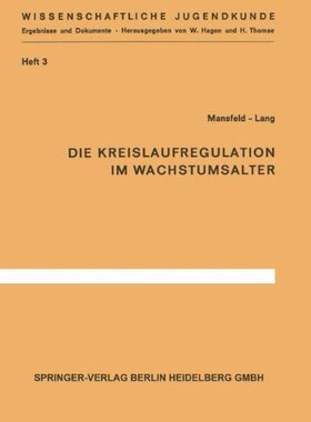 【预售】Die Kreislaufregulation Im Wachstumsalter