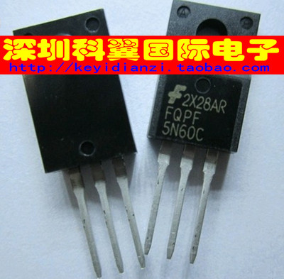 5N60C  FQPF5N60C场效应MOS管600V5A  塑封TO-220F 全新直接拍下