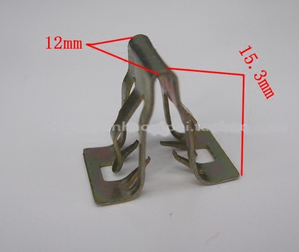 汽车中控台操作台DVCD面板装饰板立柱护板钢铁固定卡簧卡扣卡子07