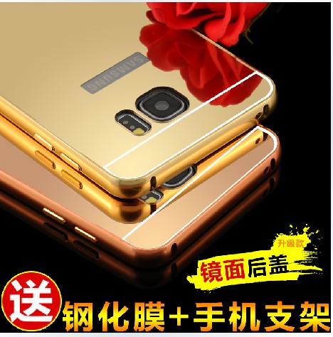 ÈýÐÇNote5º«°æSM-N920K/S/L³¬±¡¾µ×ÓÃæ½ðÊô±ß¿ò¿ÇÊÖ»úºó¸Ç±£»¤Ì×