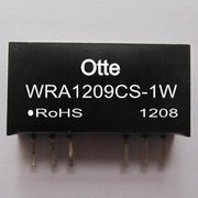 Otte宽电压9-18V输入dcdc电源模块转正负9V隔离稳压 WRA1209CS-1W