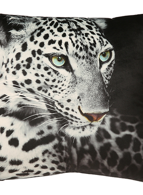 【Bailand】0338猎豹丝绒印花样板房腰枕抱枕沙发靠垫抱枕