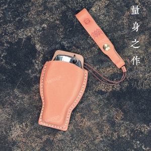 hjkl适用于奔驰钥匙包G级全手工植鞣革牛皮塑形刀鞘造型钥匙包