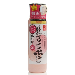 化妆水 日本SANA豆乳美肌美白保湿 200ml 包邮 Q10弹力美肌爽肤水