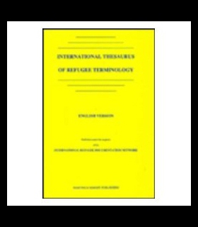 【预售】International Thesaurus of Refugee Terminology