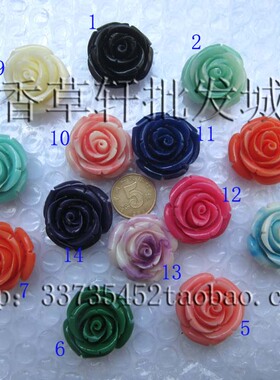30MM玫瑰花手工饰品配件材料