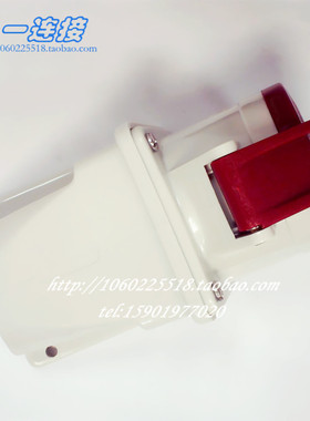 正品 威浦工业插座 TYP6618 明装插座4芯16AIP44 连接器 航空插头