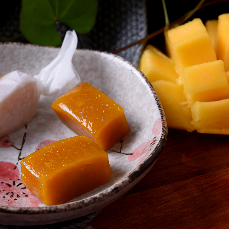 素兮手作。纯纯的水果软糕 新鲜芒果凤梨手工制作 袋装纸盒子没了