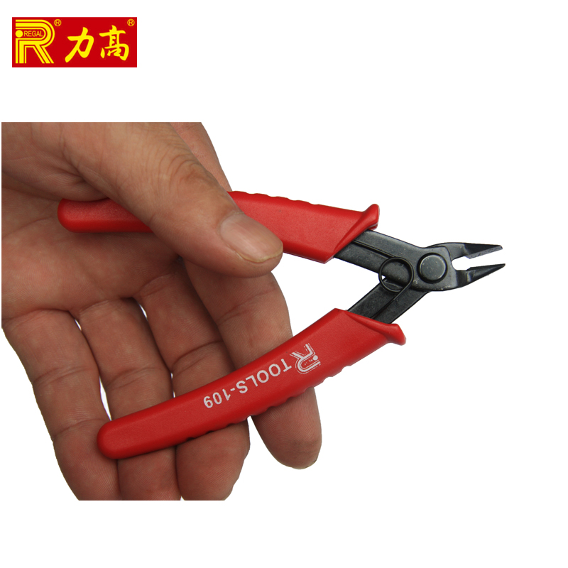 【台湾力高REGAL】电子剪线钳 斜口钳 IC剪脚钳 斜嘴钳 管脚钳