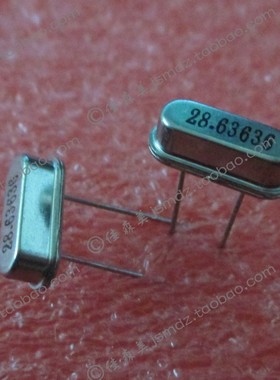 无源直插晶振 HC-49S DIP-2 49S 28.63636M 28.636363MHZ 现货