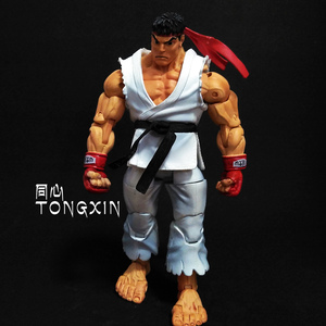 隆RYU手办模型 豪鬼漫画游戏可动人偶 街头霸王4春丽 NECA