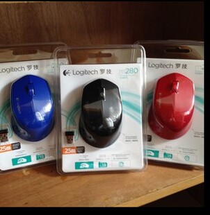 台式 M280无线鼠标 机笔记本电脑USB鼠标 办公家用游戏通用 罗技
