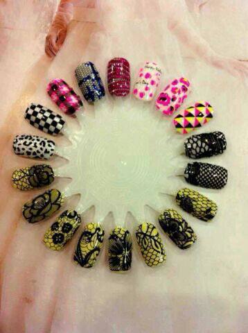 新款2 出口日韩3D自粘胶贴花 黑白蕾丝贴纸 6*11cm