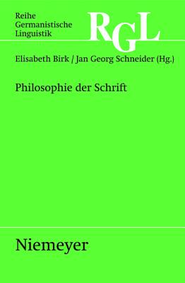【预售】Philosophie Der Schrift