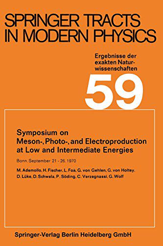 【预订】Symposium on Meson-, Photo-, and Ele...