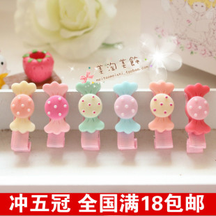 女童宝宝公主配饰发饰头饰品 女孩儿童糖果头绳发夹 新款 韩国版