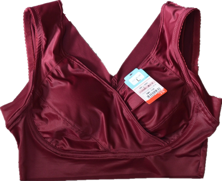 新款薄款牛奶丝侧收背心式文胸