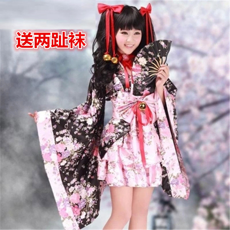 kimono goods in stock Japan Anime costume lovely Lolita Dress cosplay Maid outfit full setin the Women's clothing/Boutique , Costume/National costume/Stage costumes , National costume/Costumes  category - from Buy2taobao.com to provide professional Taobao agent buy service