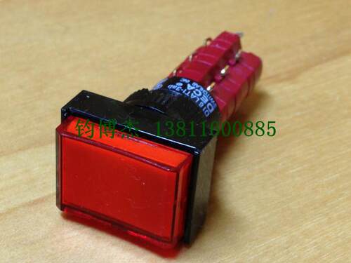 台湾DECA进联按钮开关长方型3路复位按键开关电源开关D16LMT1-3AB