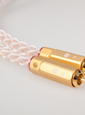 德国蟒蛇JIB Aurea RCA多股6N单晶铜USB数码HIFI连接线信号线
