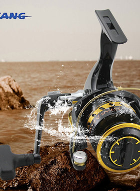 kumyang韩国SM海钓防腐不锈钢轴承 纺车轮远投10轴金属折叠摇臂