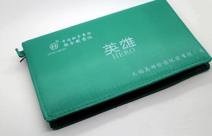 包邮英雄牌H616学生绘图仪工具制图包套装院校圆规尺子学习