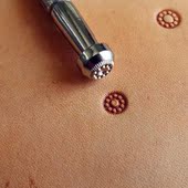 J566 花芯 皮雕印花工具 Johnleather自产合金印花工具