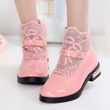 Chaussures enfants en suède ronde totem pour printemps - semelle tendon - Ref 983621 Image 23