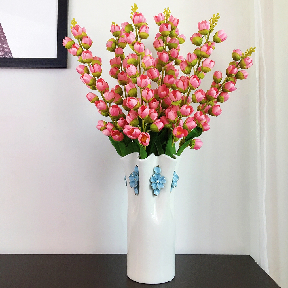 European style Artificial Flower Wedding celebration Lily of the Valley Silk flower vase flower arrangement a living room Artificial flower decorate Flower art Table flowersin the Home accessories , Vase/Flower/Artificial flowers/Imitation jewelry , Artificial flowers/Artificial flower  category - from Buy2taobao.com to provide professional Taobao agent buy service